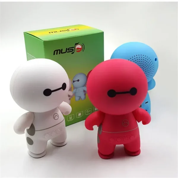 Mini Baymax Karikatür Kablosuz Bluetooth Hoparlör